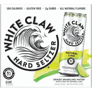 White Claw Hard Seltzer - <em>Lime 6 Pack</em>