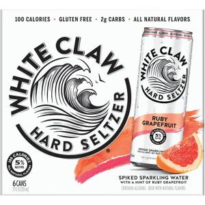 White Claw Hard Seltzer - <em>Grapefruit 6 Pack</em>