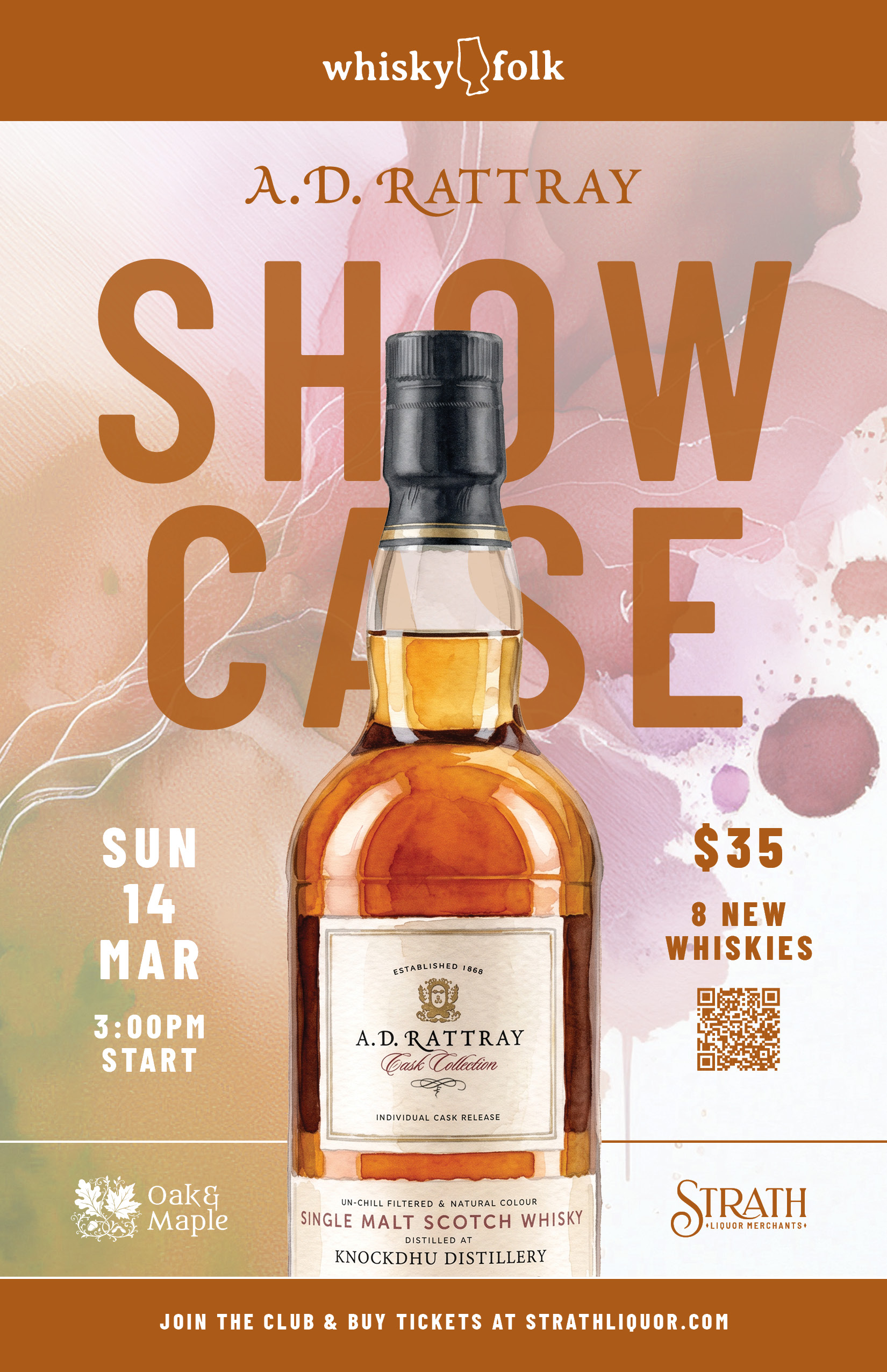 A.D. Rattray Showcase – Sunday March 14 at 3:00pm