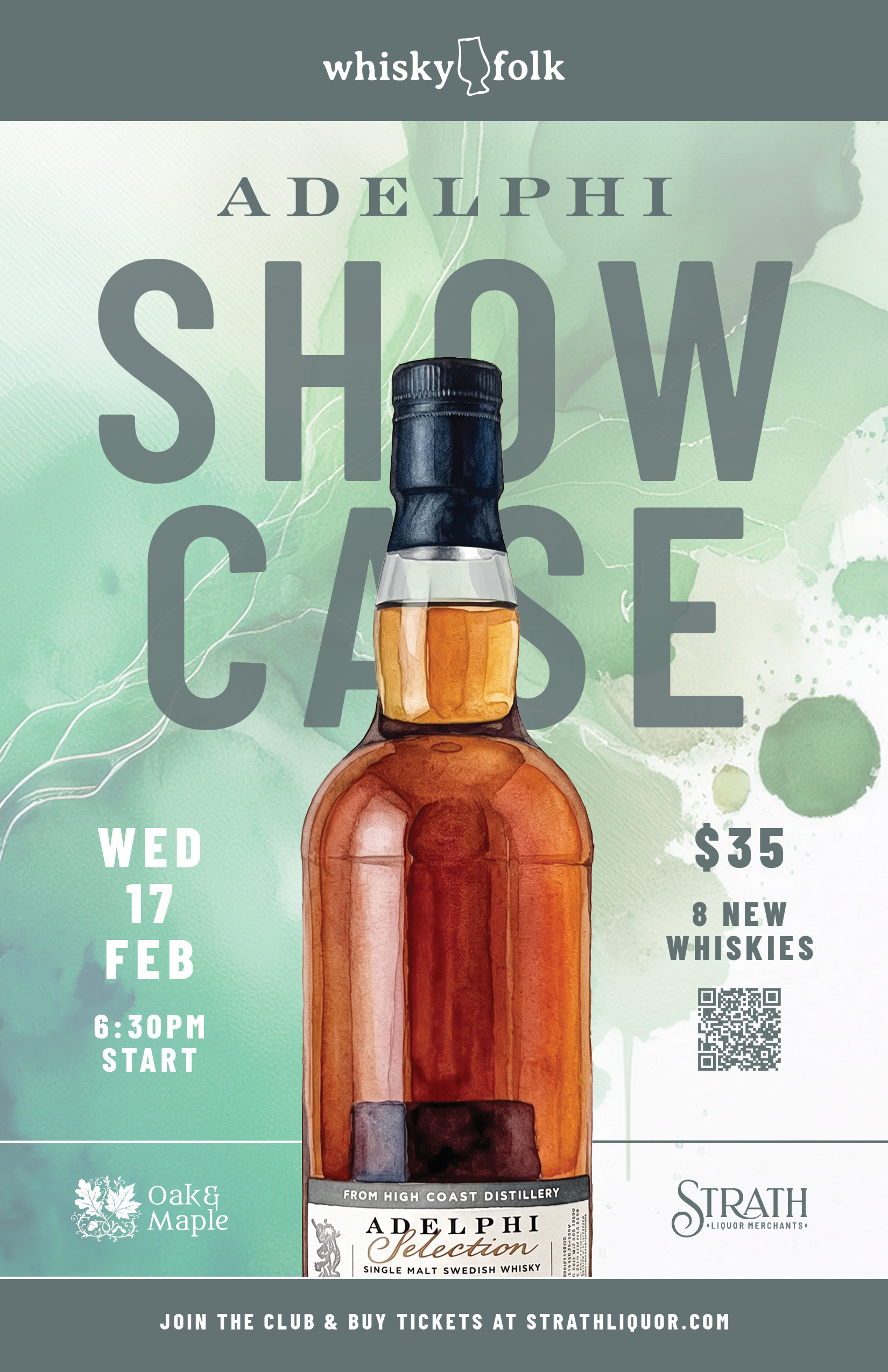 Adelphi Showcase – Wednesday February 17 at 6:30pm