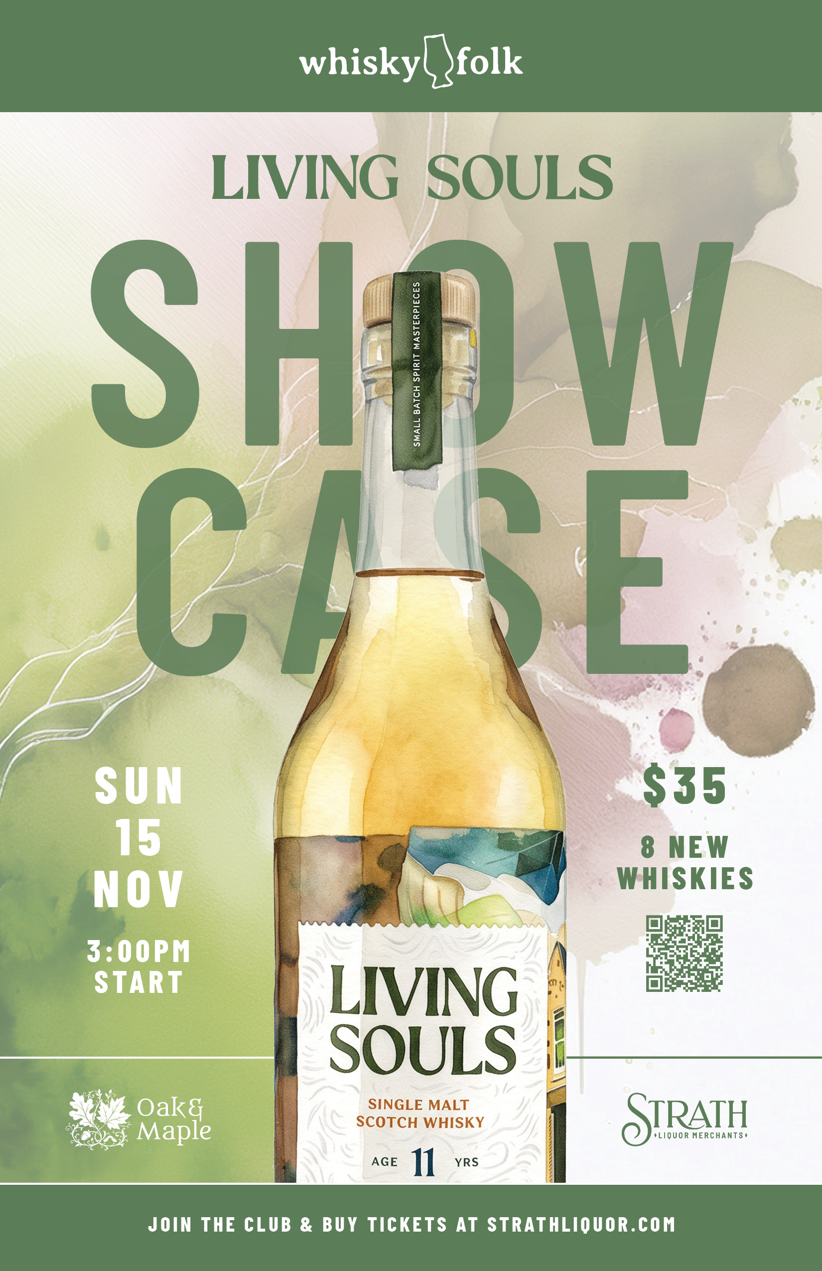 Living Souls Showcase – Sunday November 15 at 3:00pm